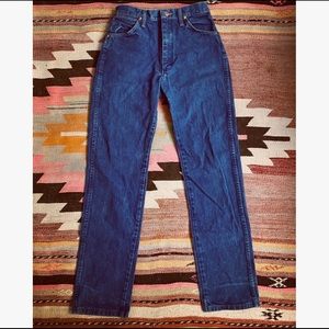 Vintage 80s Wrangler High Waisted Denim Jeans